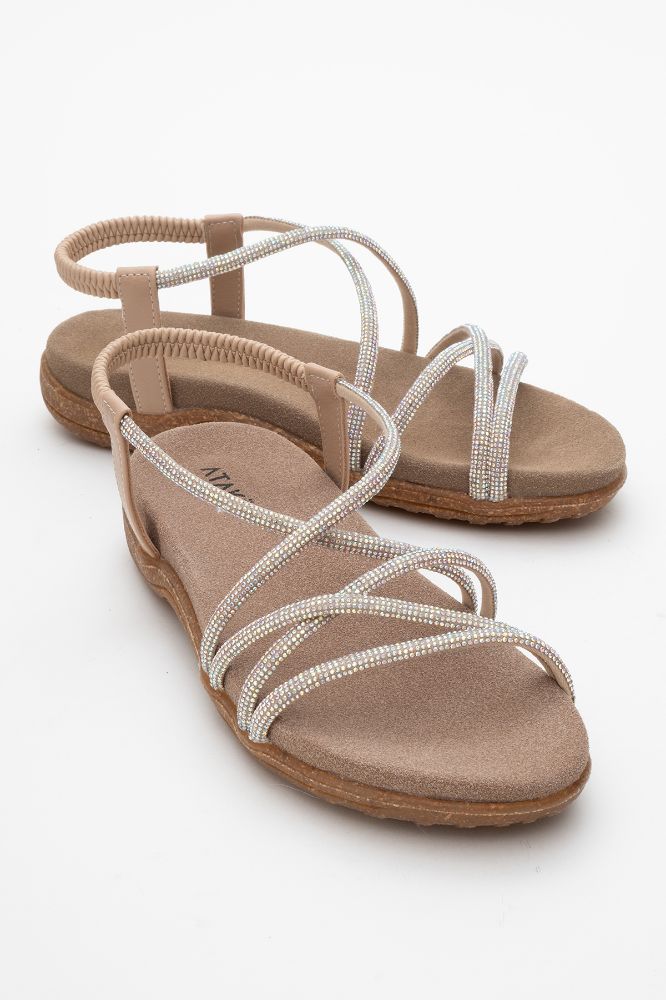 kadin-tasli-sandalet-BEJ TASLI-HSN2522546-0091558_0
